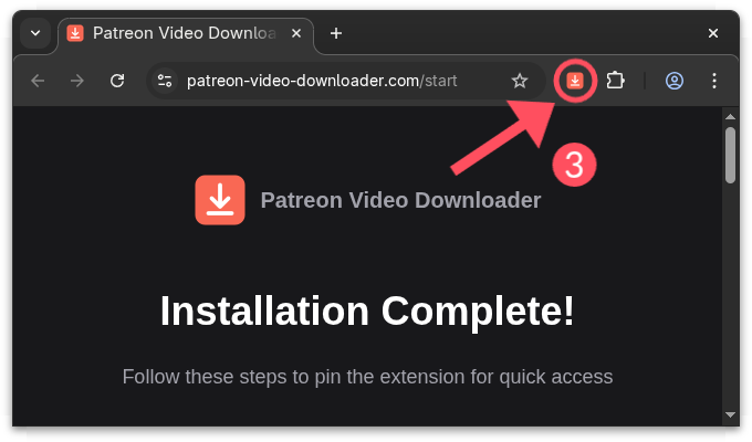Click on the extension icon to open it